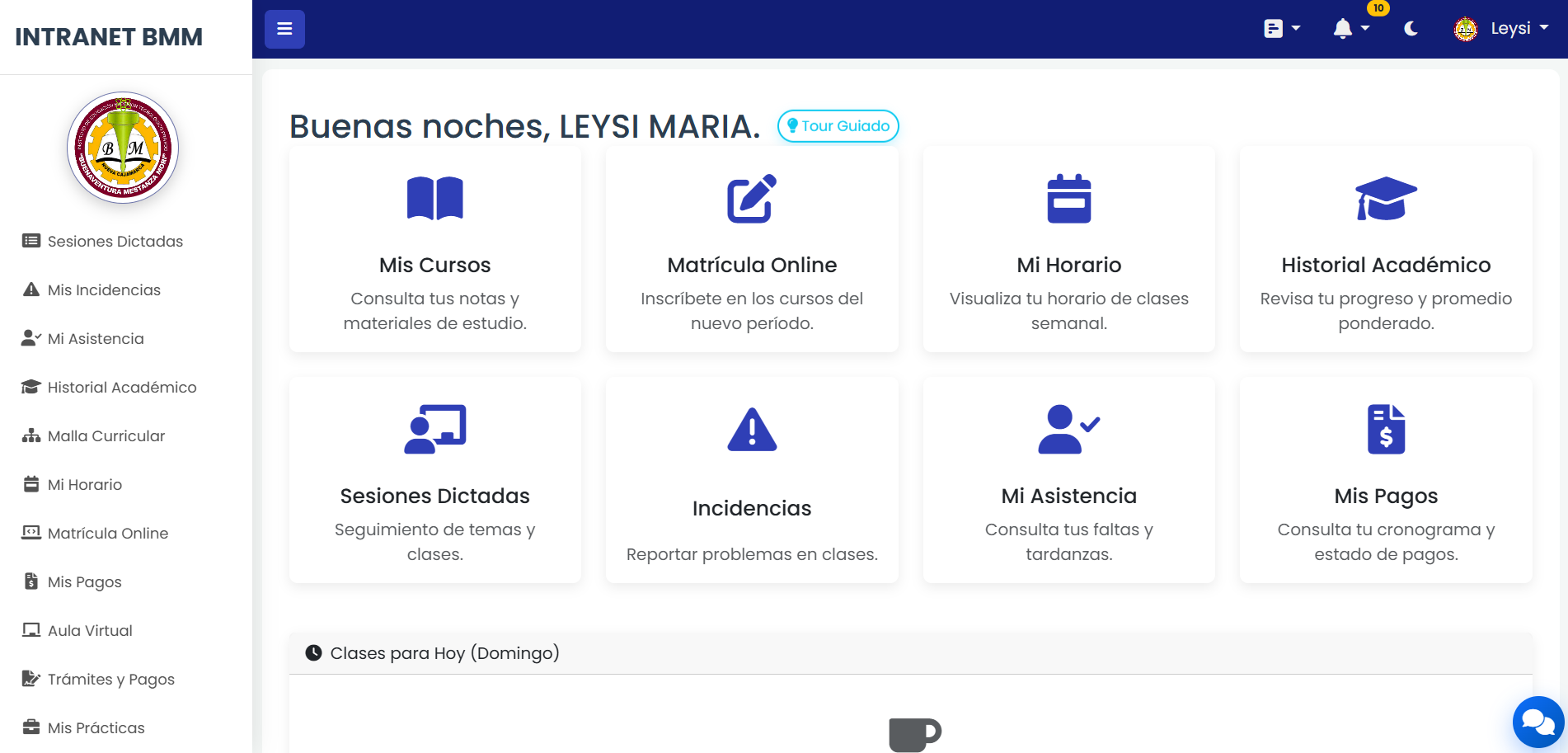 Plataforma Campus Virtual ISTPBMM